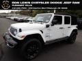 Bright White 2024 Jeep Wrangler 4-Door Sahara 4xe Hybrid