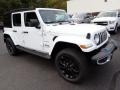 Bright White 2024 Jeep Wrangler 4-Door Sahara 4xe Hybrid Exterior