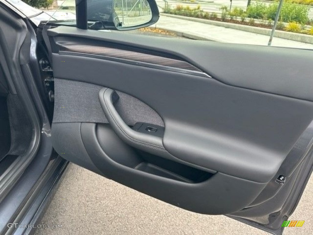 2022 Tesla Model S AWD Black Door Panel Photo #146658233