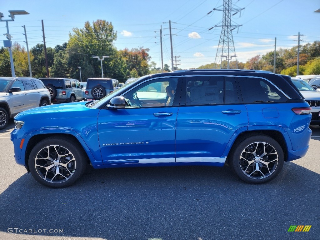 Hydro Blue Pearl 2023 Jeep Grand Cherokee Summit Reserve 4WD Exterior Photo #146658247