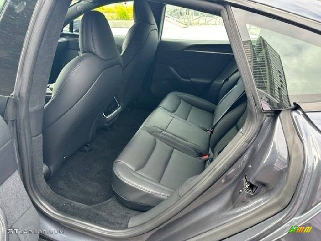 Black Interior 2022 Tesla Model S AWD Photo #146658375