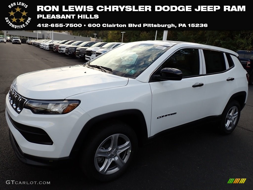 Bright White Jeep Compass