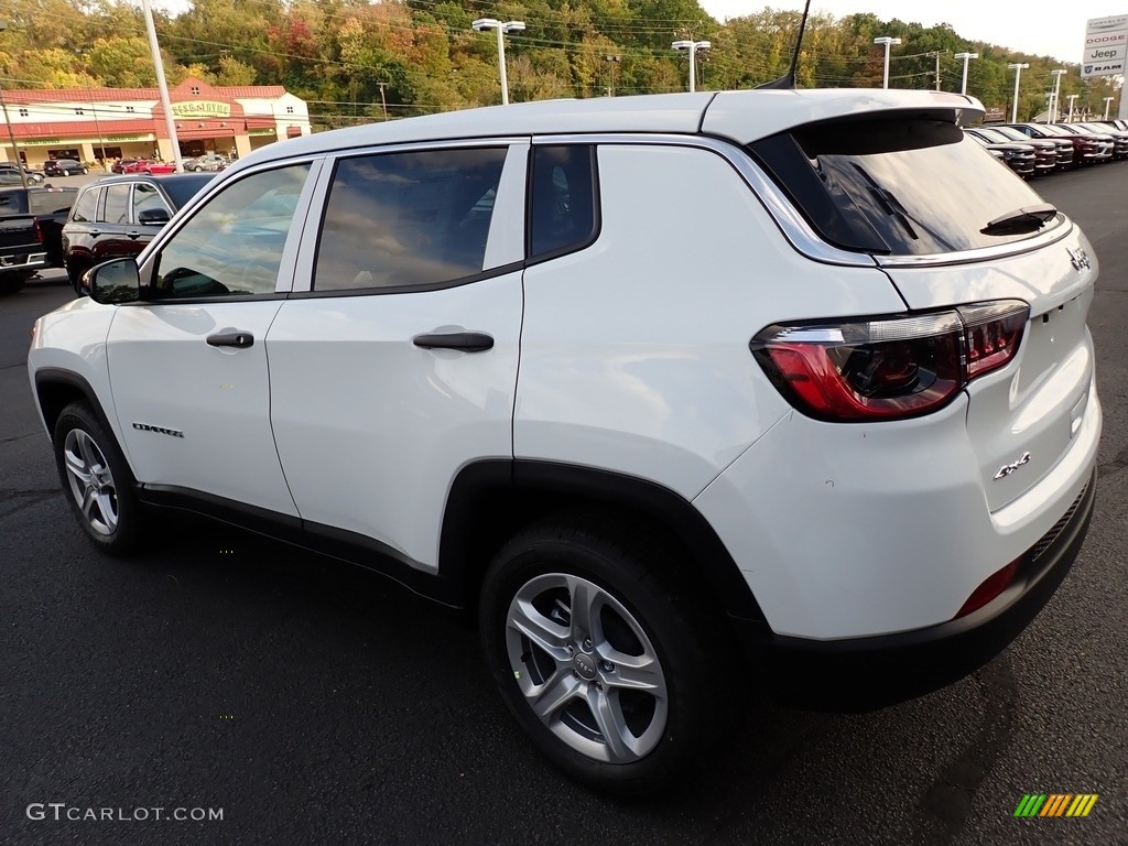 2023 Compass Sport 4x4 - Bright White / Black photo #3