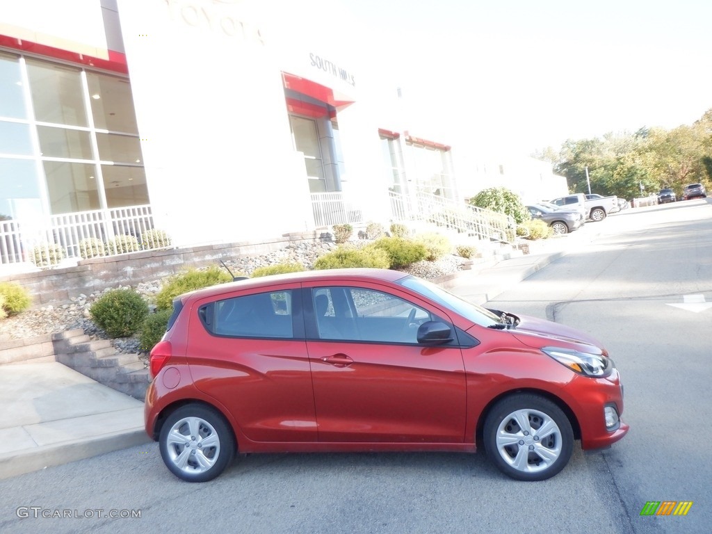 Cayenne Orange Metallic 2022 Chevrolet Spark LS Exterior Photo #146658669