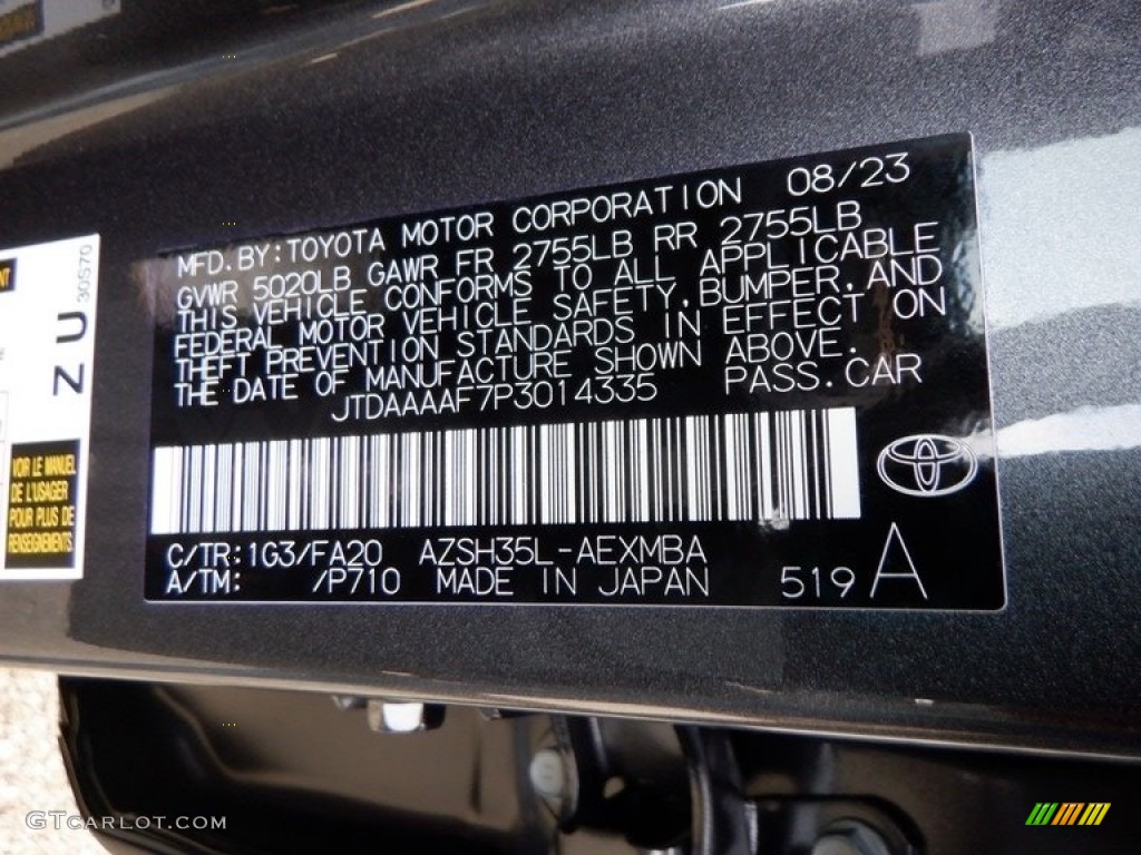 2023 Toyota Crown XLE AWD Color Code Photos