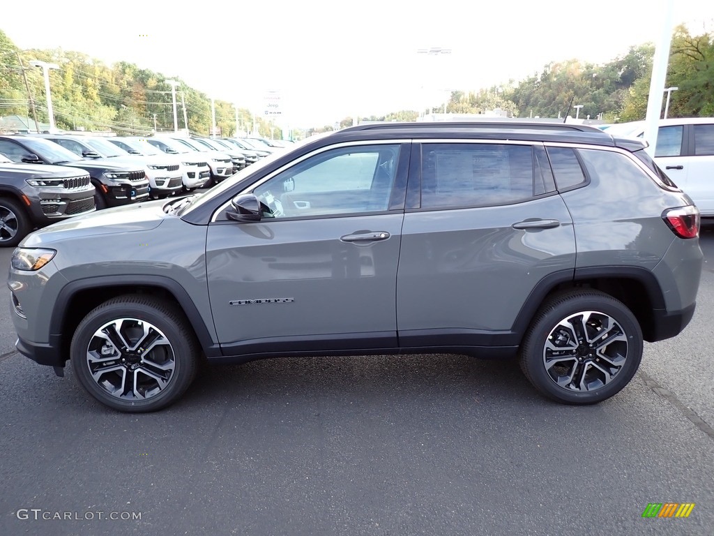 Sting-Gray 2023 Jeep Compass Limited 4x4 Exterior Photo #146658960