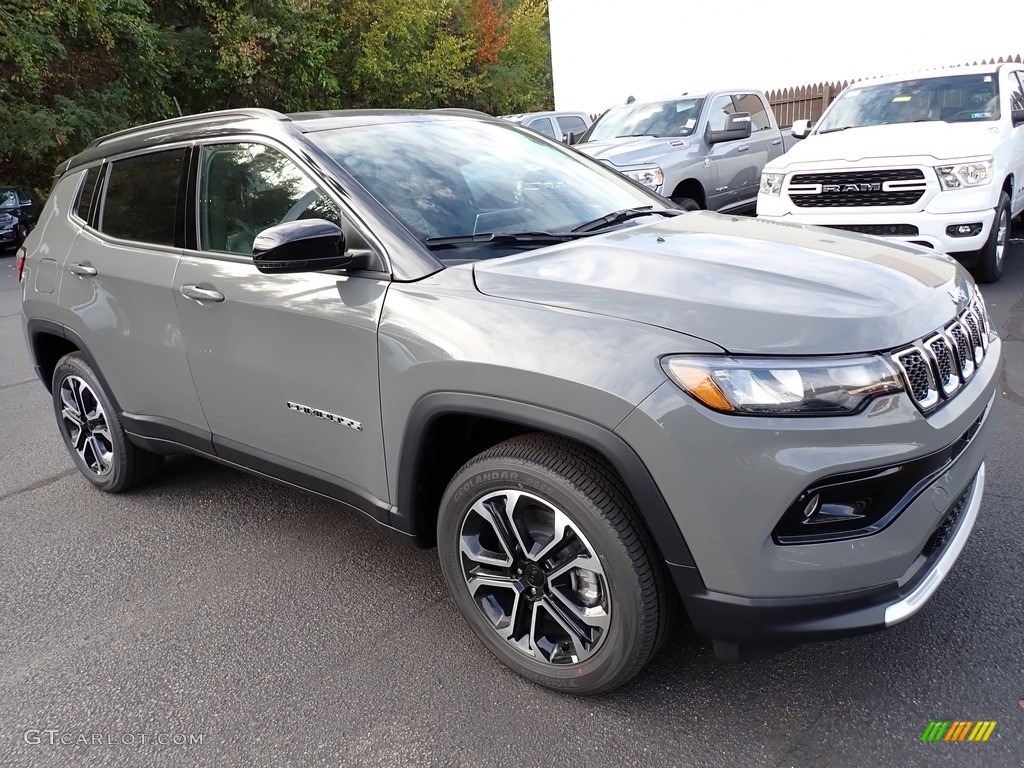 Sting-Gray 2023 Jeep Compass Limited 4x4 Exterior Photo #146659099