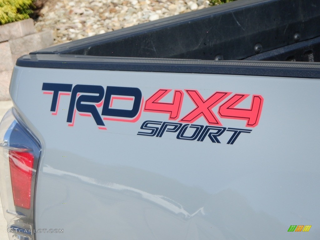 2021 Tacoma TRD Sport Double Cab 4x4 - Cement / Black photo #3