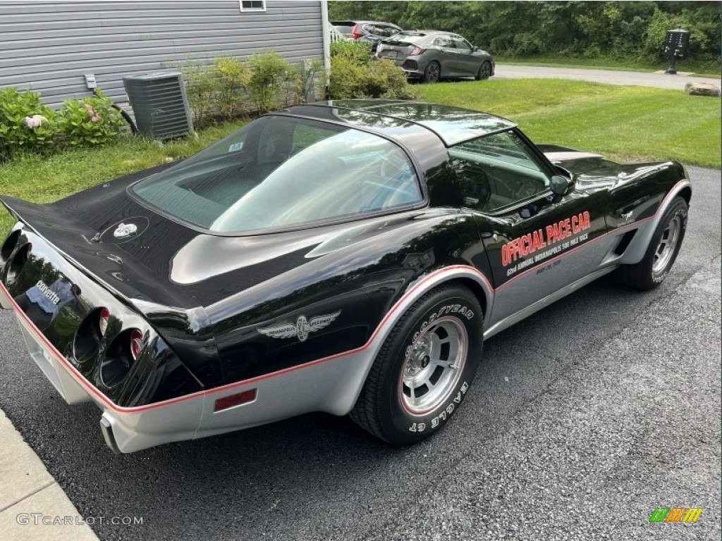 Silver/Black 1978 Chevrolet Corvette Indianapolis 500 Pace Car Exterior Photo #146659403