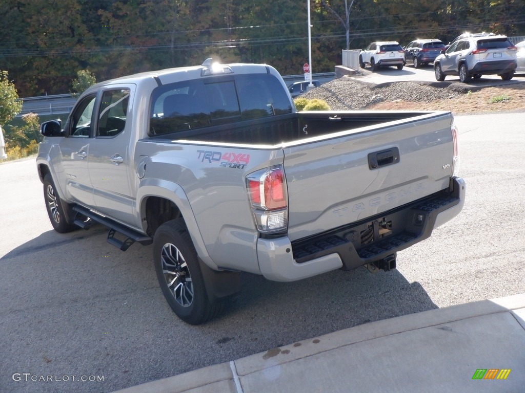 2021 Tacoma TRD Sport Double Cab 4x4 - Cement / Black photo #9