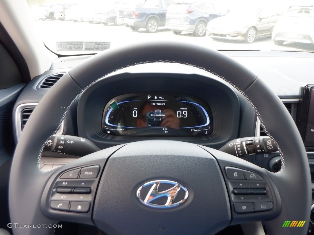 2024 Hyundai Venue SEL Denim Steering Wheel Photo #146659717