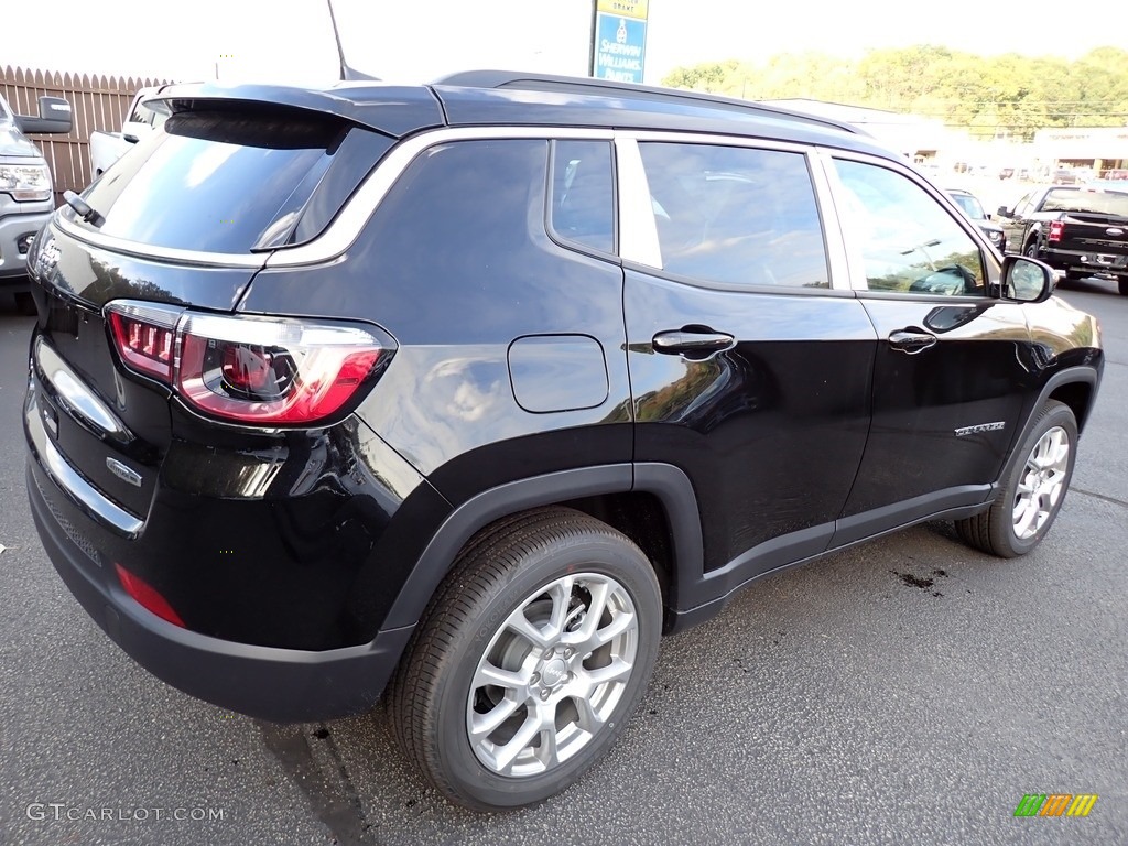 Diamond Black Crystal Pearl 2023 Jeep Compass Latitude Lux 4x4 Exterior Photo #146659886