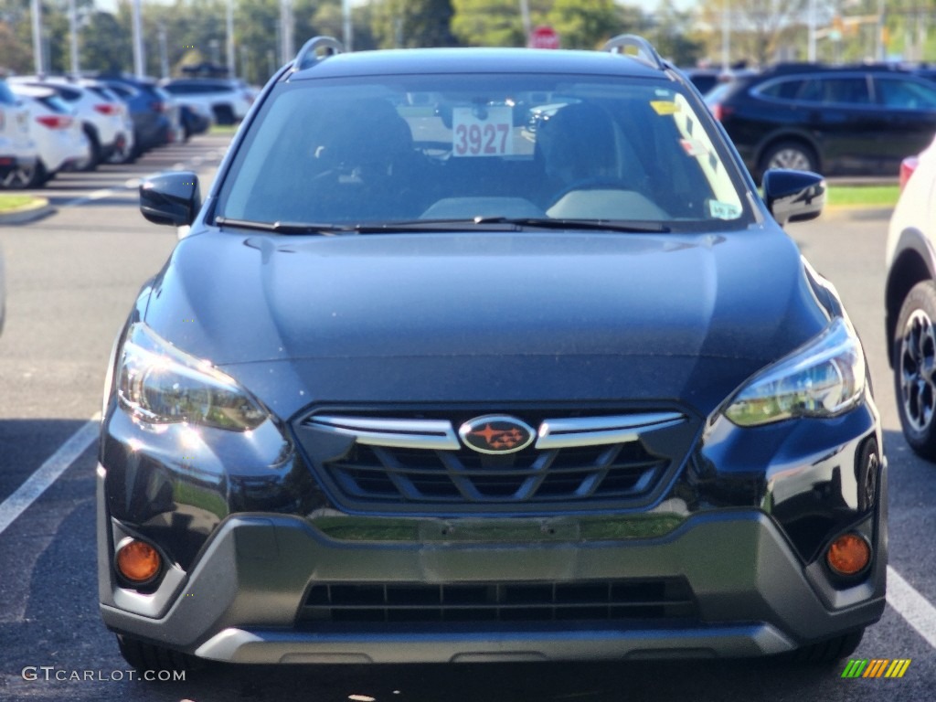 2021 Crosstrek Premium - Crystal Black Silica / Black photo #2