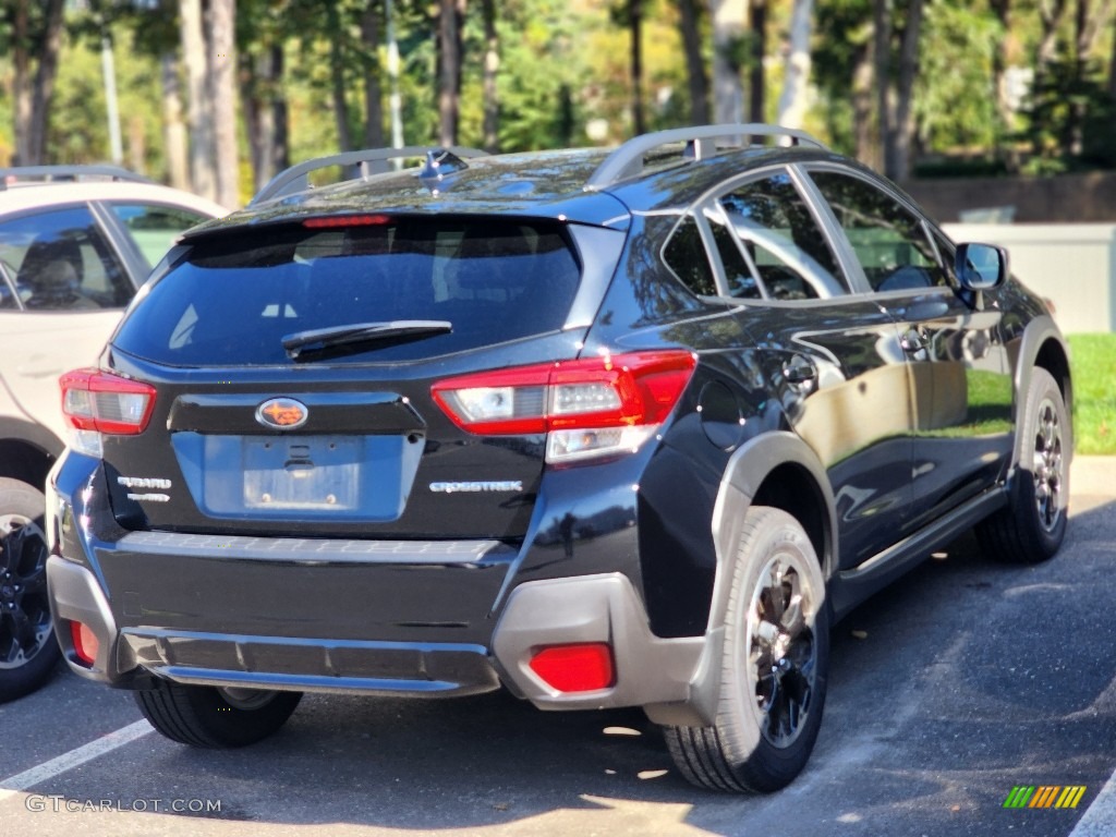 2021 Crosstrek Premium - Crystal Black Silica / Black photo #3