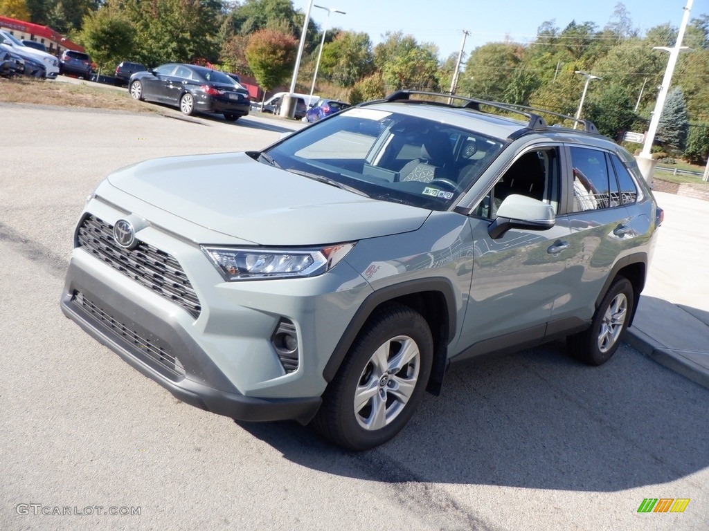 2021 RAV4 XLE AWD - Lunar Rock / Black photo #6