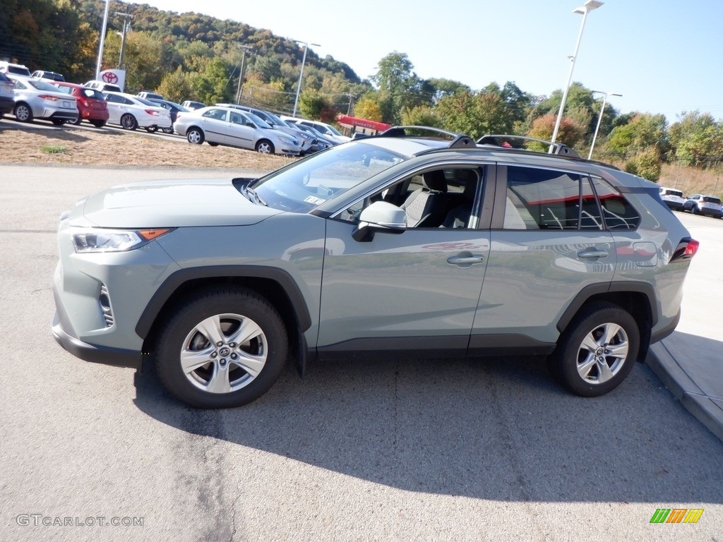 2021 RAV4 XLE AWD - Lunar Rock / Black photo #7