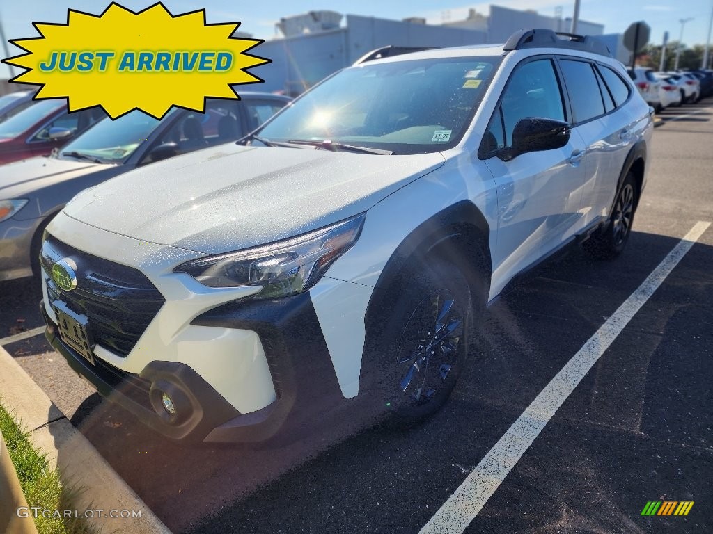 2023 Outback Onyx Edition - Crystal White Pearl / Titanium Gray photo #1