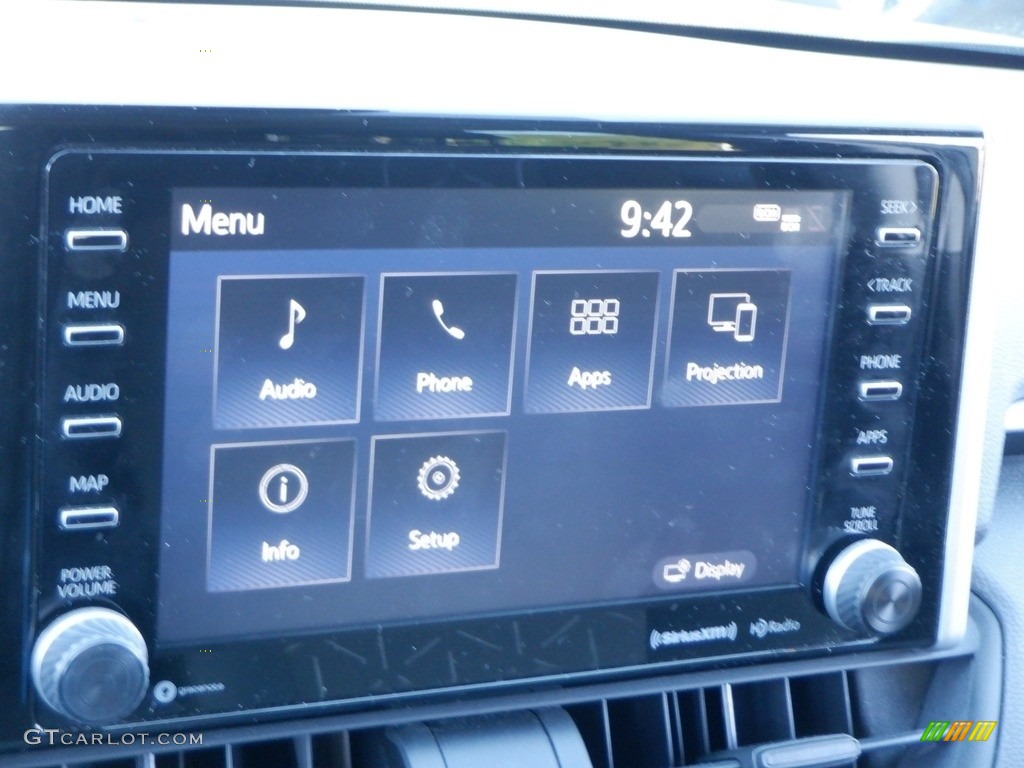 2021 RAV4 XLE AWD - Lunar Rock / Black photo #21
