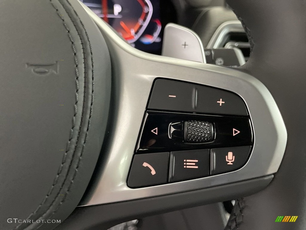 2024 BMW X3 sDrive30i Tacora Red Steering Wheel Photo #146660444
