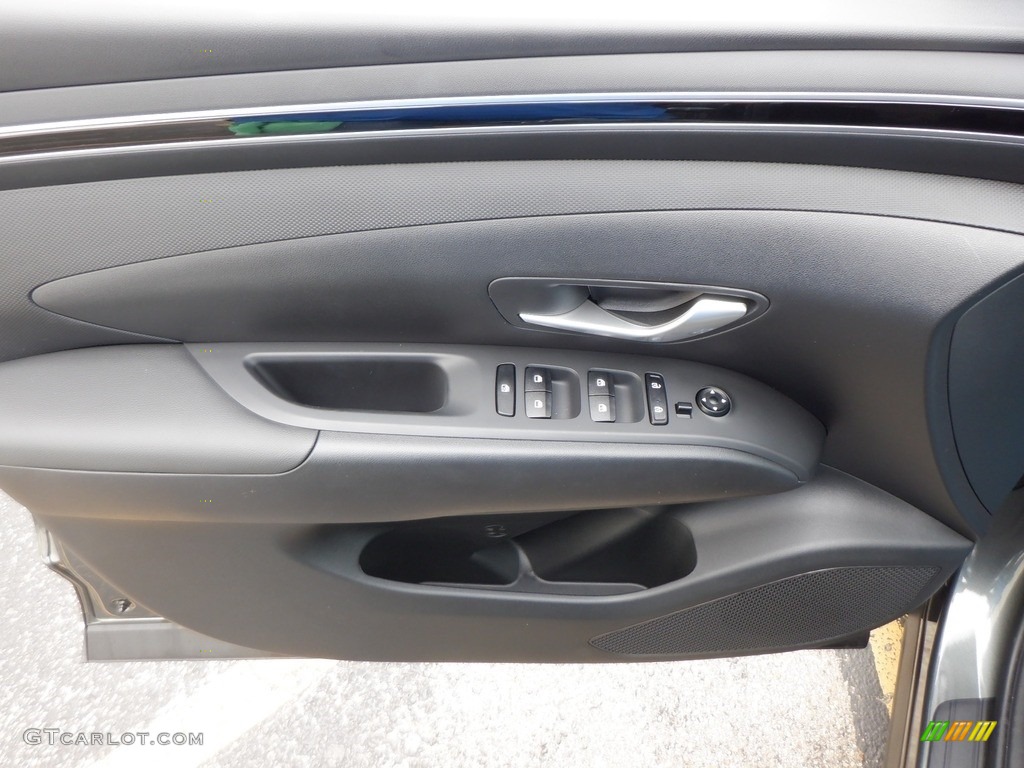 2024 Tucson Blue Hybrid AWD - Amazon Gray / Black photo #9
