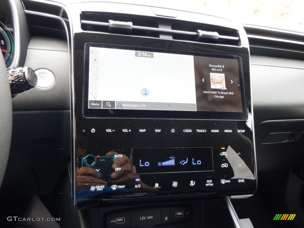 2024 Tucson Blue Hybrid AWD - Amazon Gray / Black photo #17
