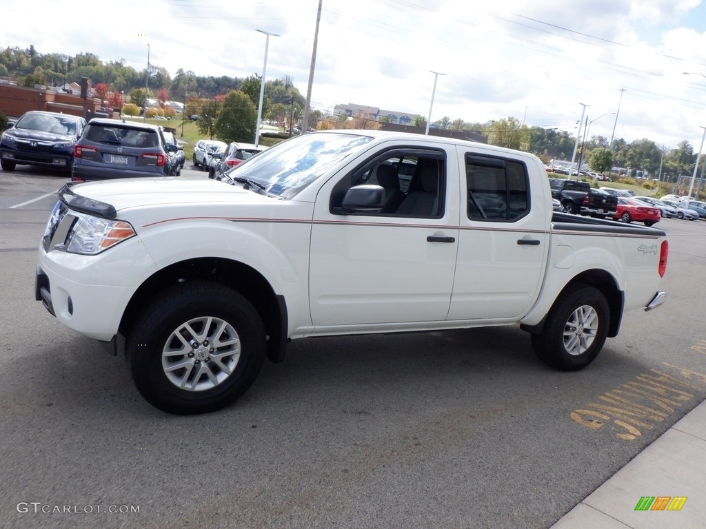 2019 Frontier SV Crew Cab 4x4 - Glacier White / Steel photo #15