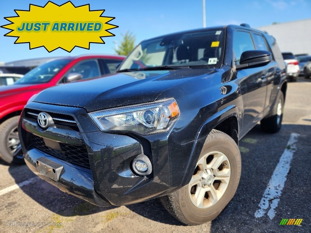 2021 4Runner SR5 - Midnight Black Metallic / Black/Graphite photo #1