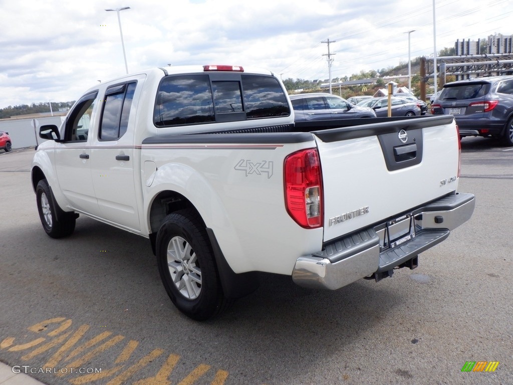 Glacier White 2019 Nissan Frontier SV Crew Cab 4x4 Exterior Photo #146660915