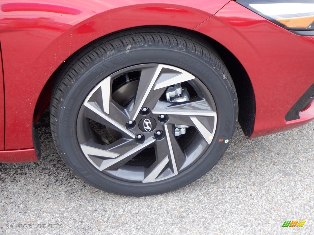 2024 Elantra Limited - Ultimate Red / Light Gray photo #3
