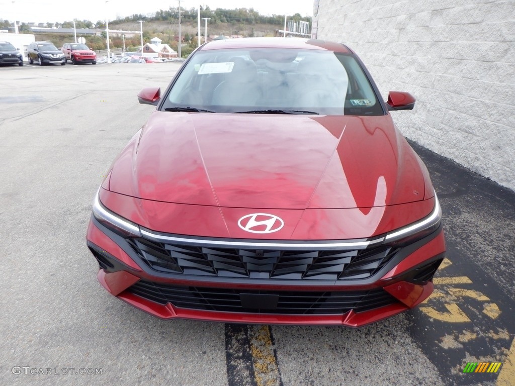 2024 Elantra Limited - Ultimate Red / Light Gray photo #5