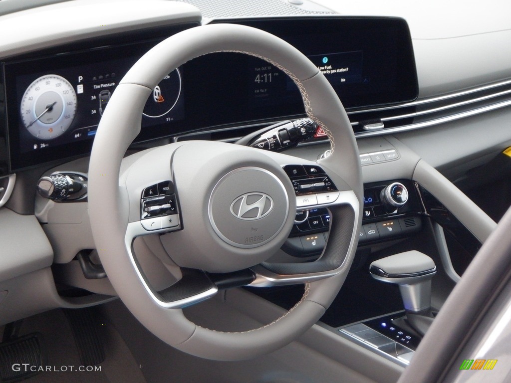2024 Hyundai Elantra SEL Gray Steering Wheel Photo #146661480