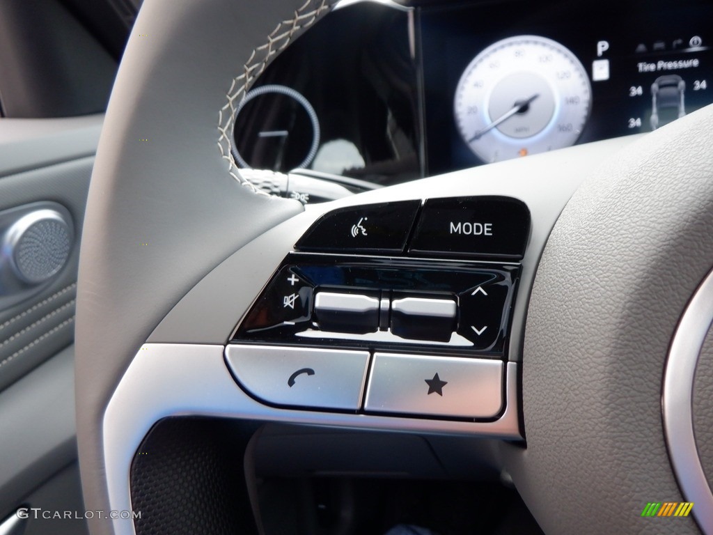 2024 Hyundai Elantra SEL Gray Steering Wheel Photo #146661625