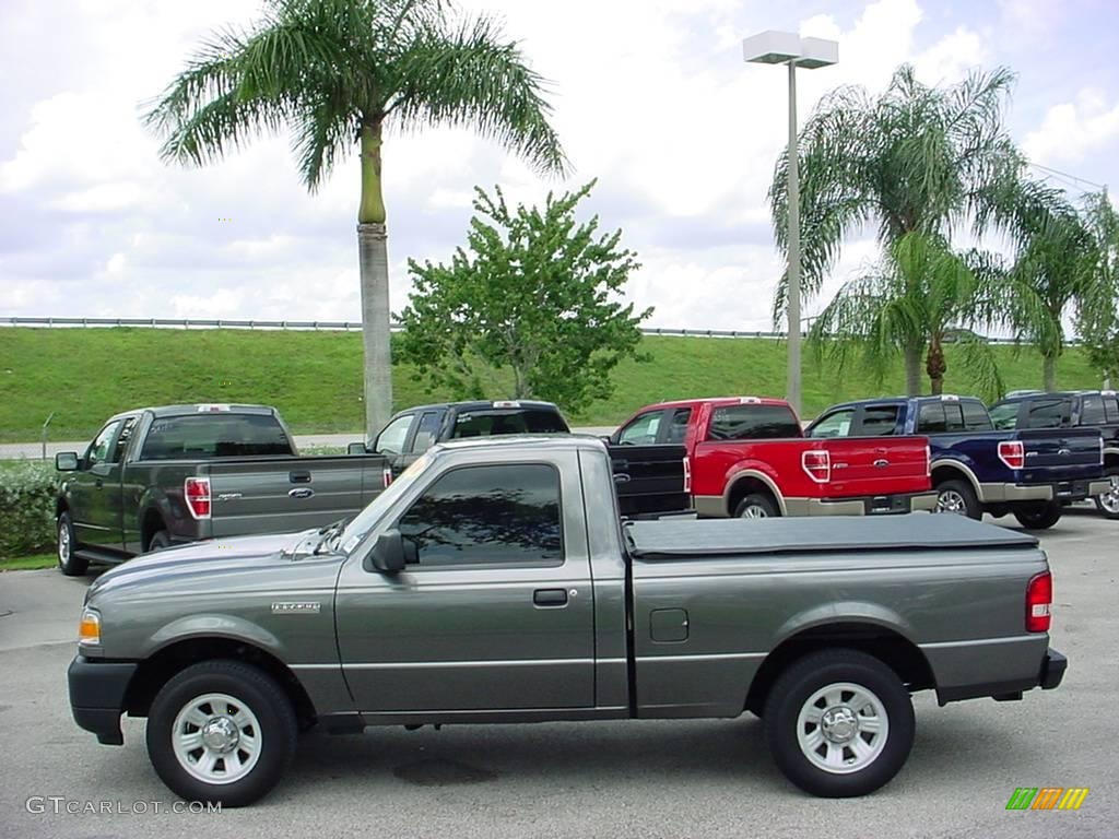 2008 Ranger XL Regular Cab - Dark Shadow Grey Metallic / Medium Dark Flint photo #7