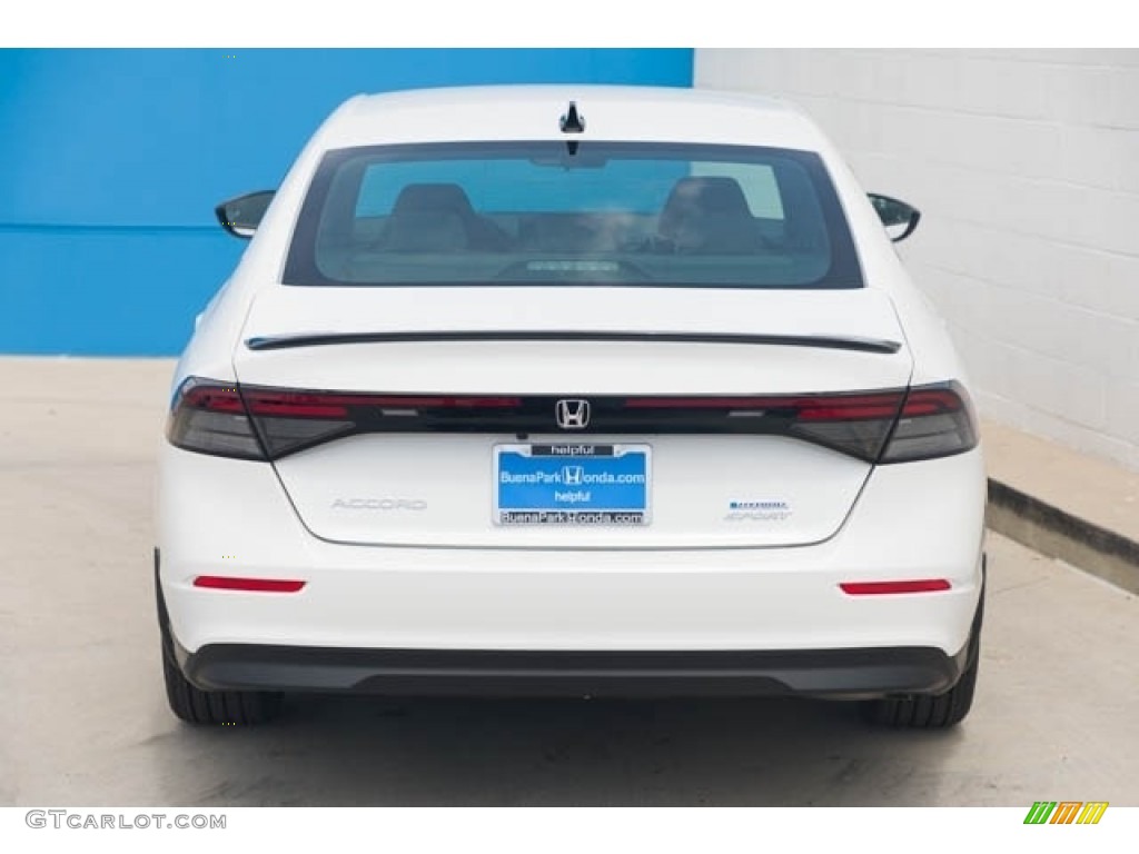 2024 Accord Sport Hybrid - Platinum White Pearl / Black photo #7