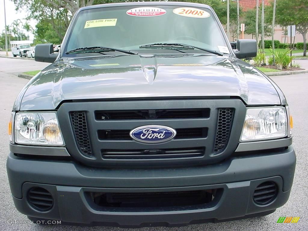 2008 Ranger XL Regular Cab - Dark Shadow Grey Metallic / Medium Dark Flint photo #9