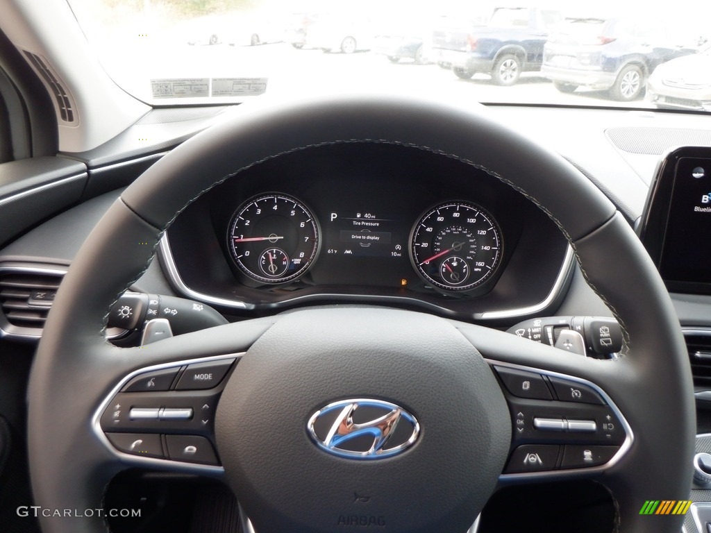 2023 Hyundai Santa Fe XRT AWD Black Steering Wheel Photo #146662794