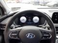 Gray 2023 Hyundai Santa Fe Limited AWD Steering Wheel