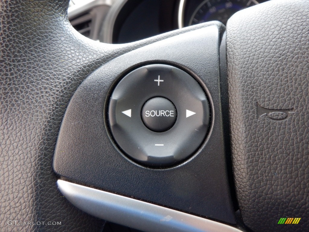 2020 Honda Fit LX Black Steering Wheel Photo #146663187