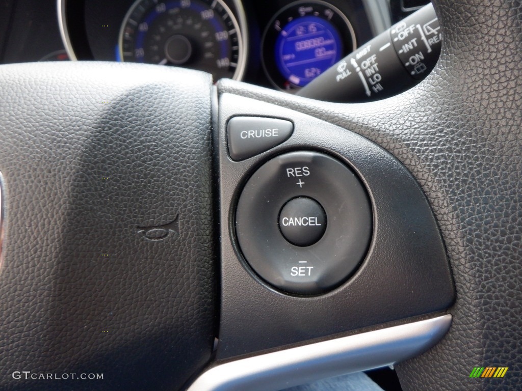 2020 Honda Fit LX Black Steering Wheel Photo #146663197