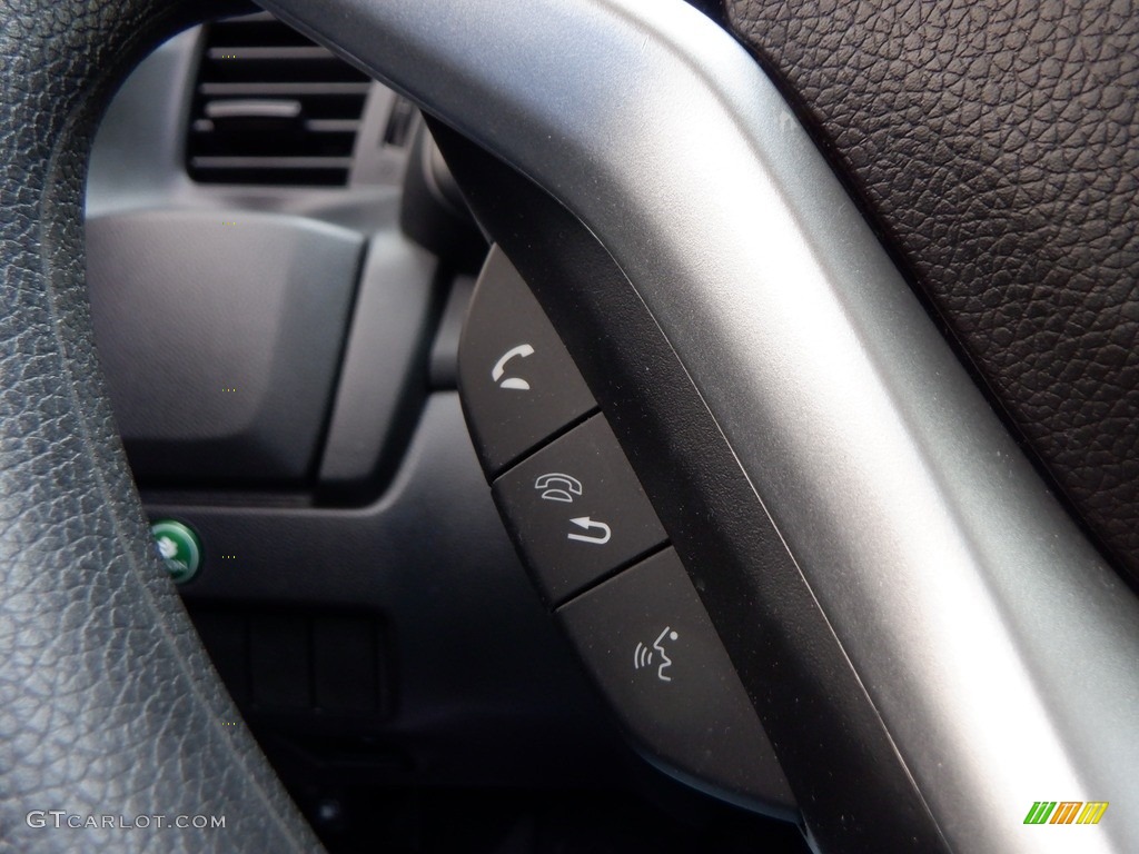 2020 Honda Fit LX Black Steering Wheel Photo #146663207