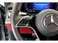 Carmine Red/Black 2022 Mercedes-Benz S 580 4Matic Sedan Steering Wheel