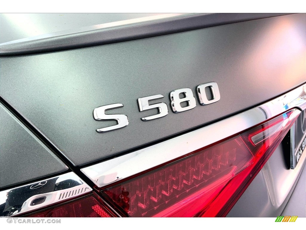 2022 S 580 4Matic Sedan - Selenite Gray Magno (Matte) / Carmine Red/Black photo #31