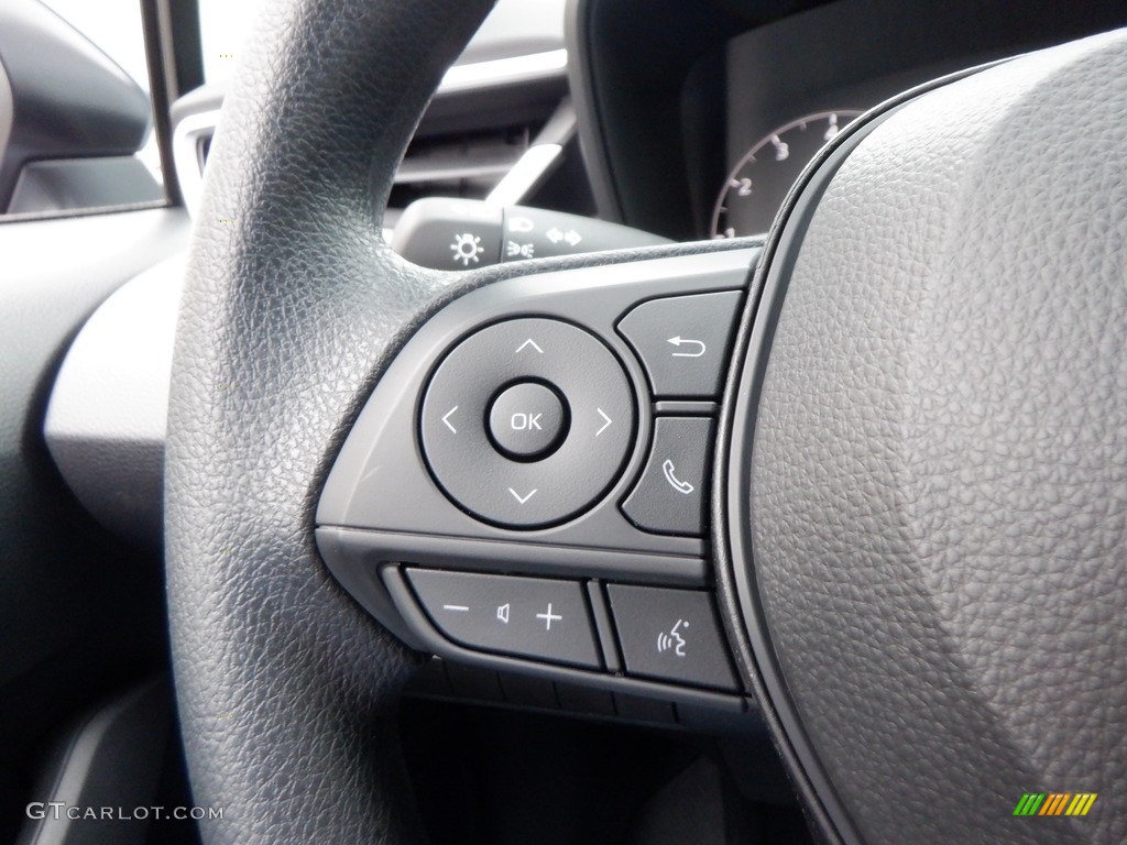 2024 Toyota Corolla LE Black Steering Wheel Photo #146663655