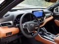 2023 Toyota Highlander Glazed Caramel Interior Dashboard Photo