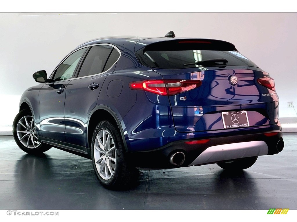 Montecarlo Blue Metallic 2019 Alfa Romeo Stelvio Ti Lusso AWD Exterior Photo #146663851