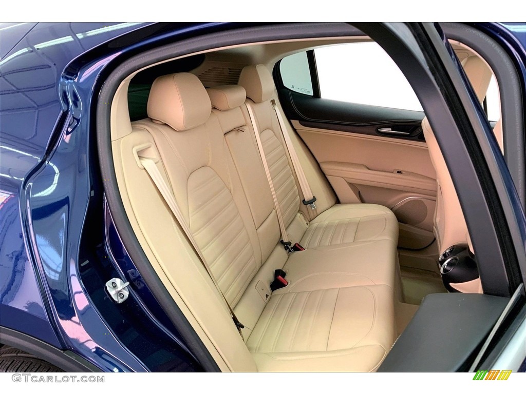 2019 Alfa Romeo Stelvio Ti Lusso AWD Rear Seat Photo #146663904