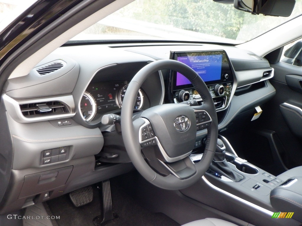 2023 Toyota Highlander Hybrid XLE Bronze Edition AWD Graphite Dashboard Photo #146663999