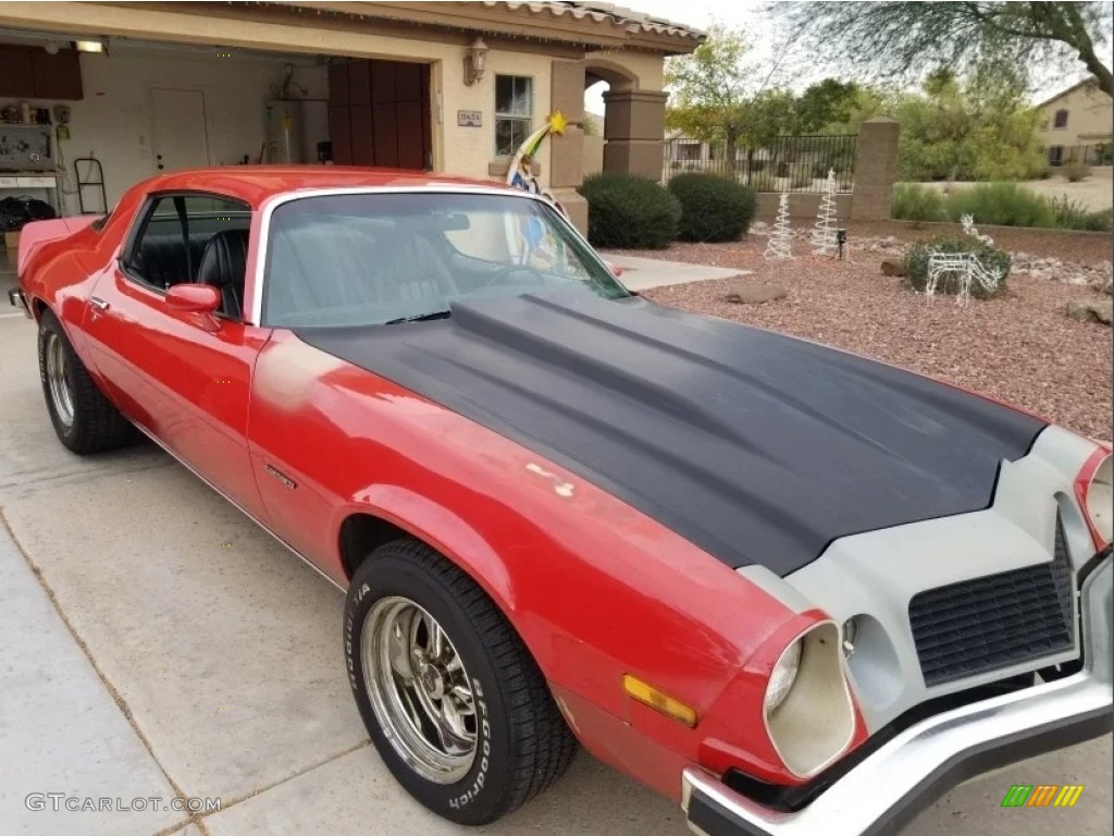 1975 Camaro Sport Coupe - Light Red / Black photo #6