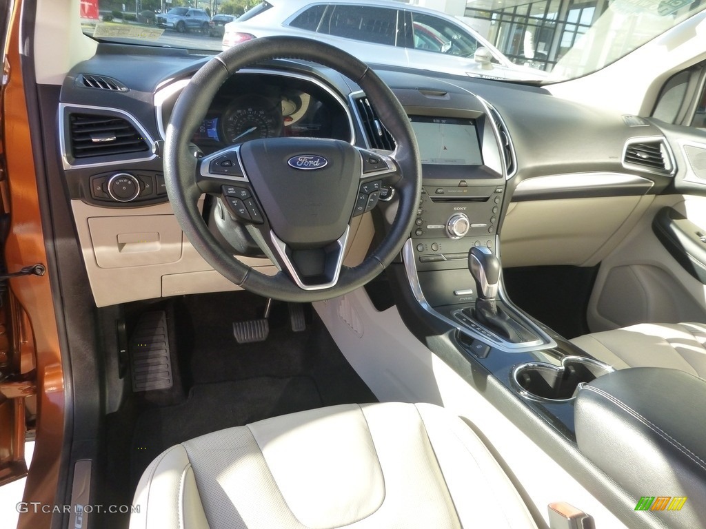 Ceramic Interior 2017 Ford Edge Titanium AWD Photo #146664836