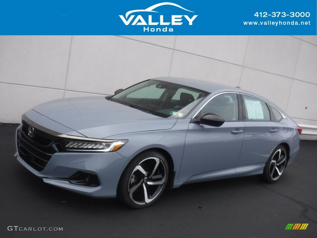 2021 Accord Sport SE - Sonic Gray Pearl / Black photo #1